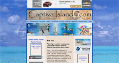 Desktop Screenshot of captivaisland.com